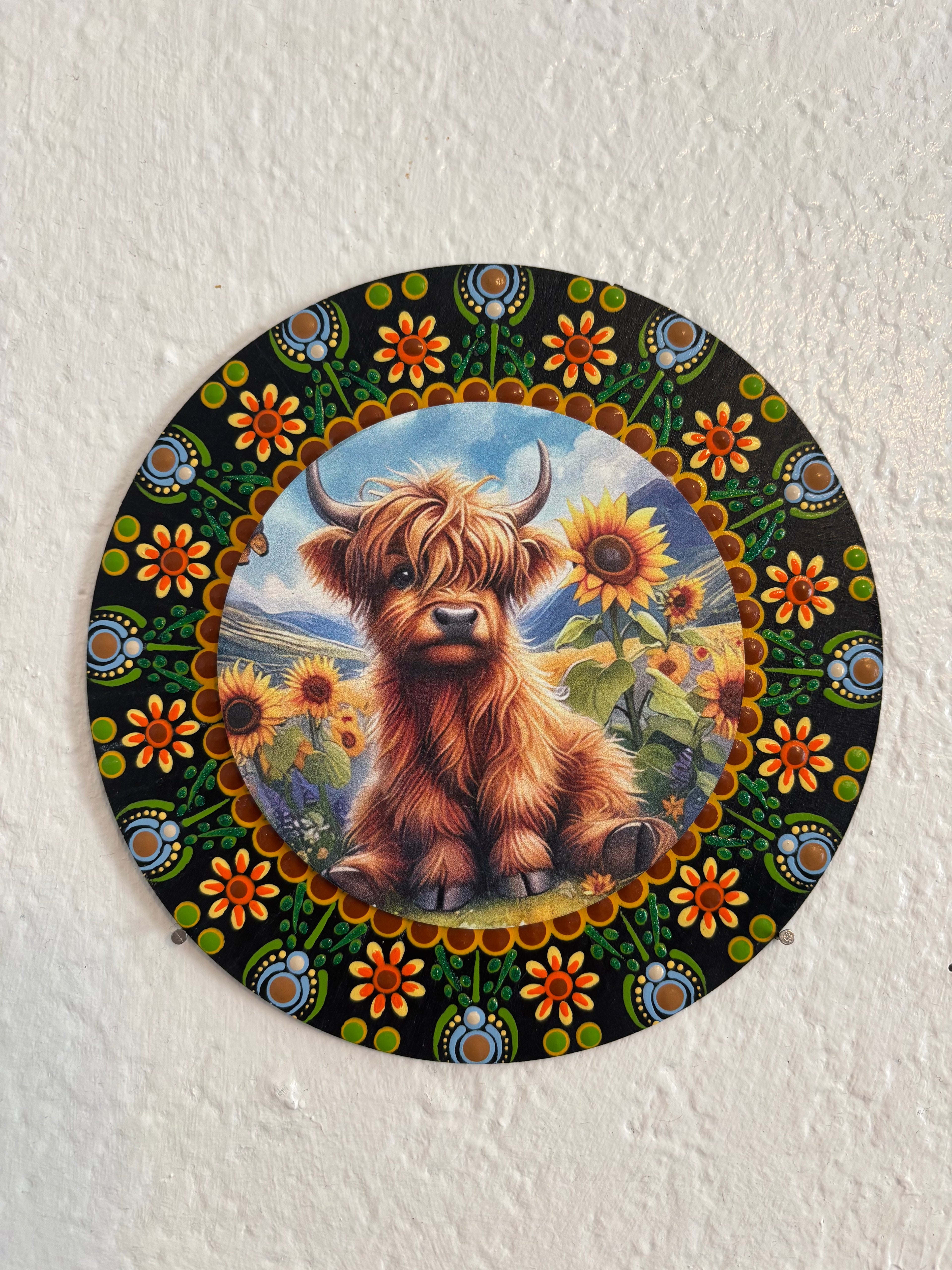 Highland Cow Mandala