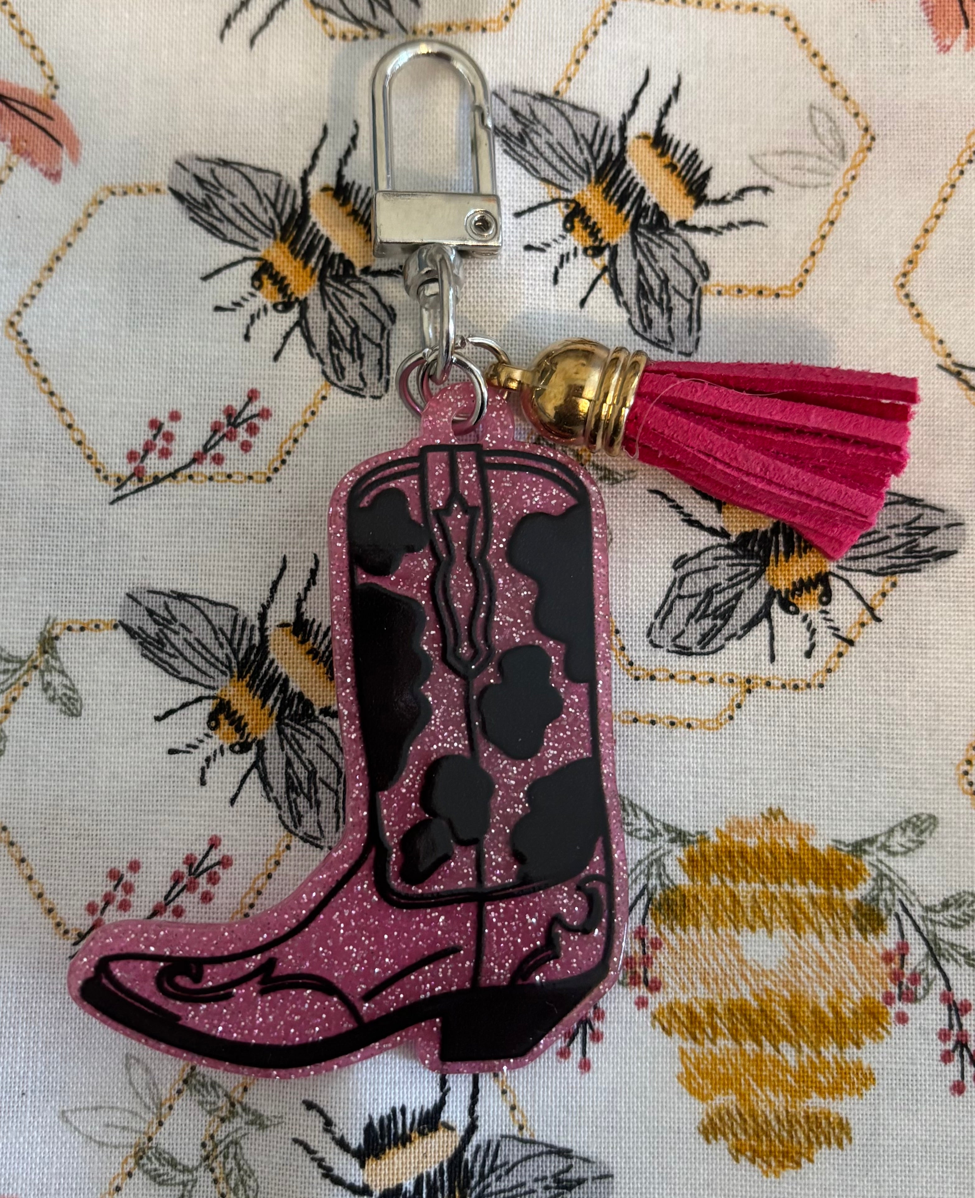Boot w/tassel Keychain
