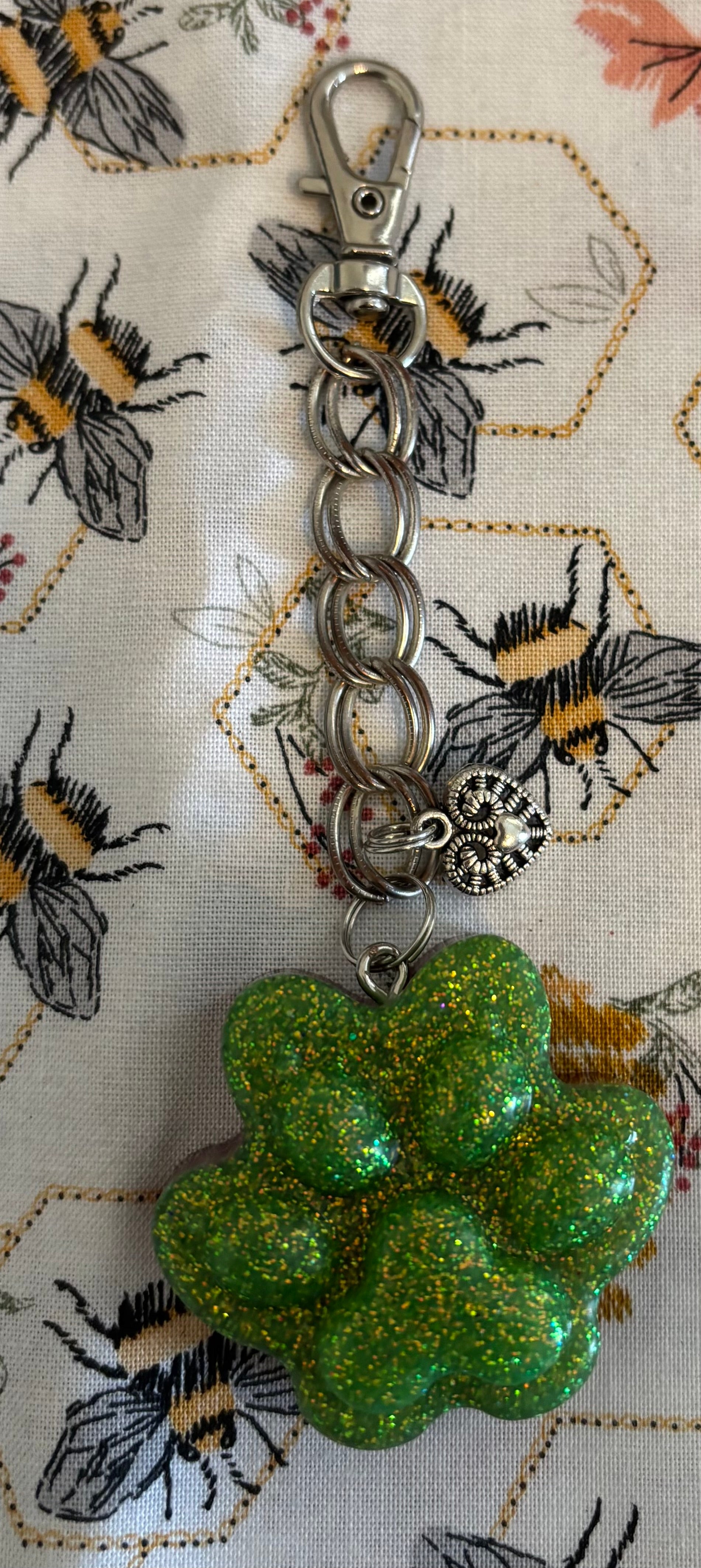 Paw Print Keychain
