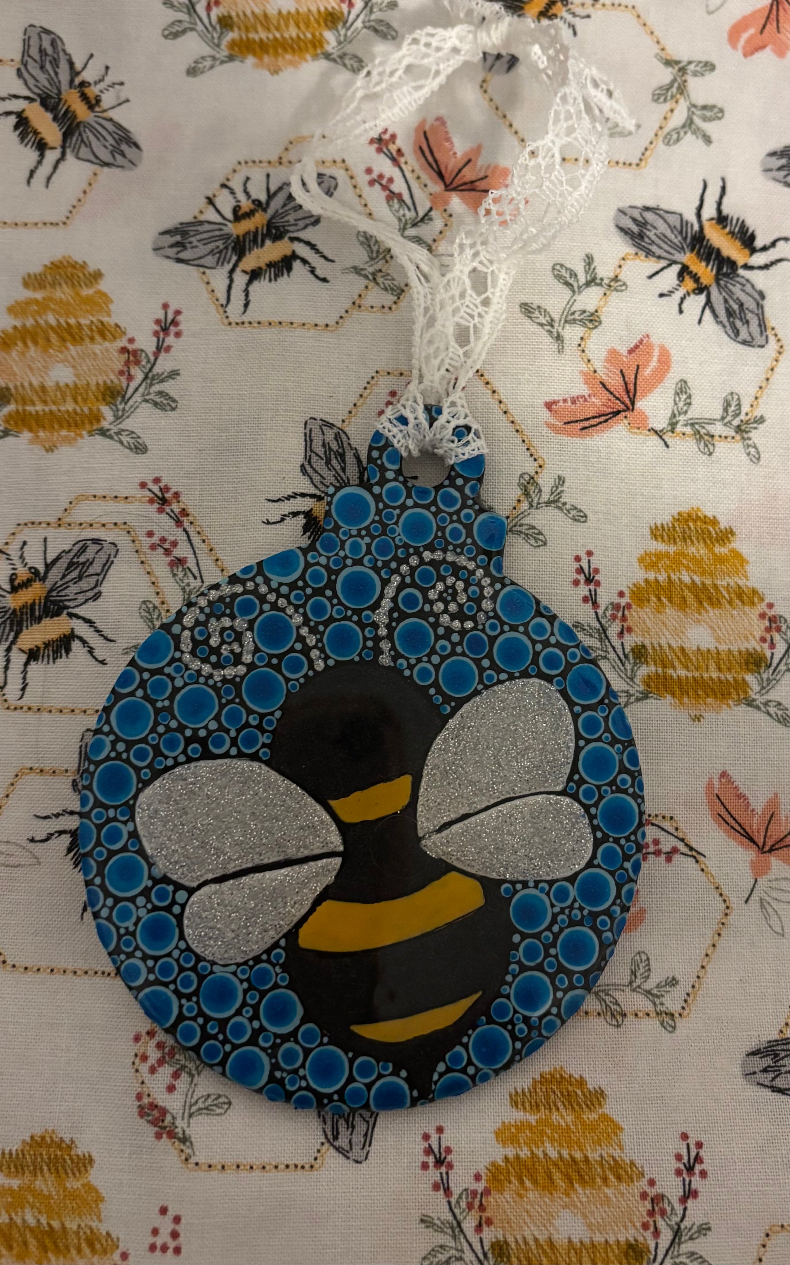 Bumblebee Wooden Ornament