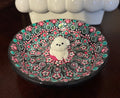 Trinket Tray w/white dog